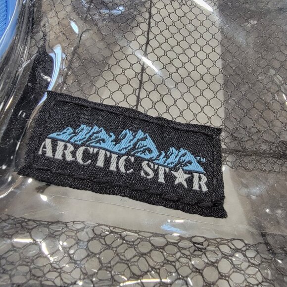 Arctic Star 13" Clear Backpack Black & Blue‎ Trim Pockets Organizing Compart NWT - Picture 2 of 6
